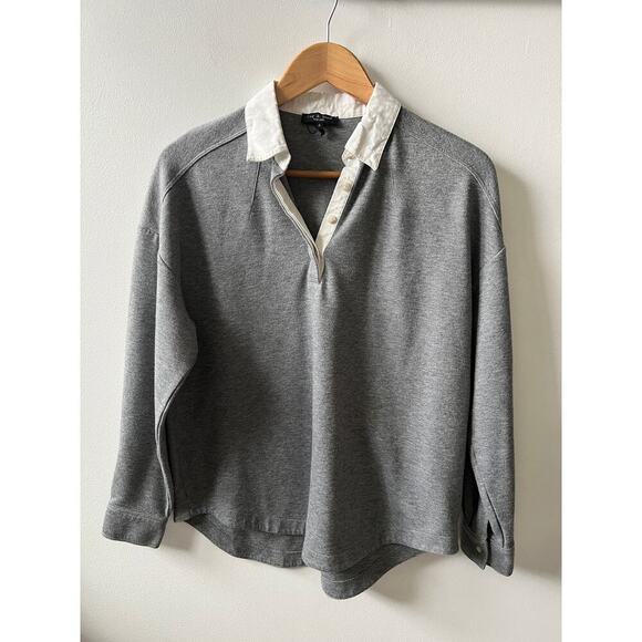 Rag & Bone Joan Cotton Blend Henley women's size small SOLD OUT! - Picture 2 of 5